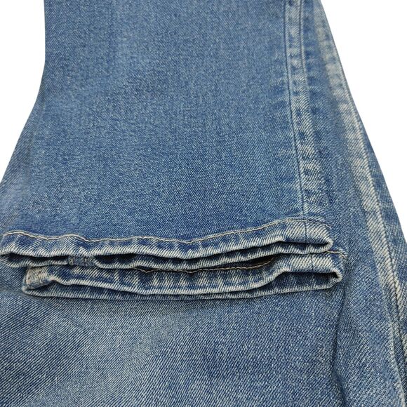 Kancan Sultana Slim Women's 1/24 Distressed Mid Rise Stretch Blue Denim Jeans - Picture 9 of 14